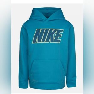 Nike Blue Sweatshirt Hoodie with Bold Logo Excellent Condition